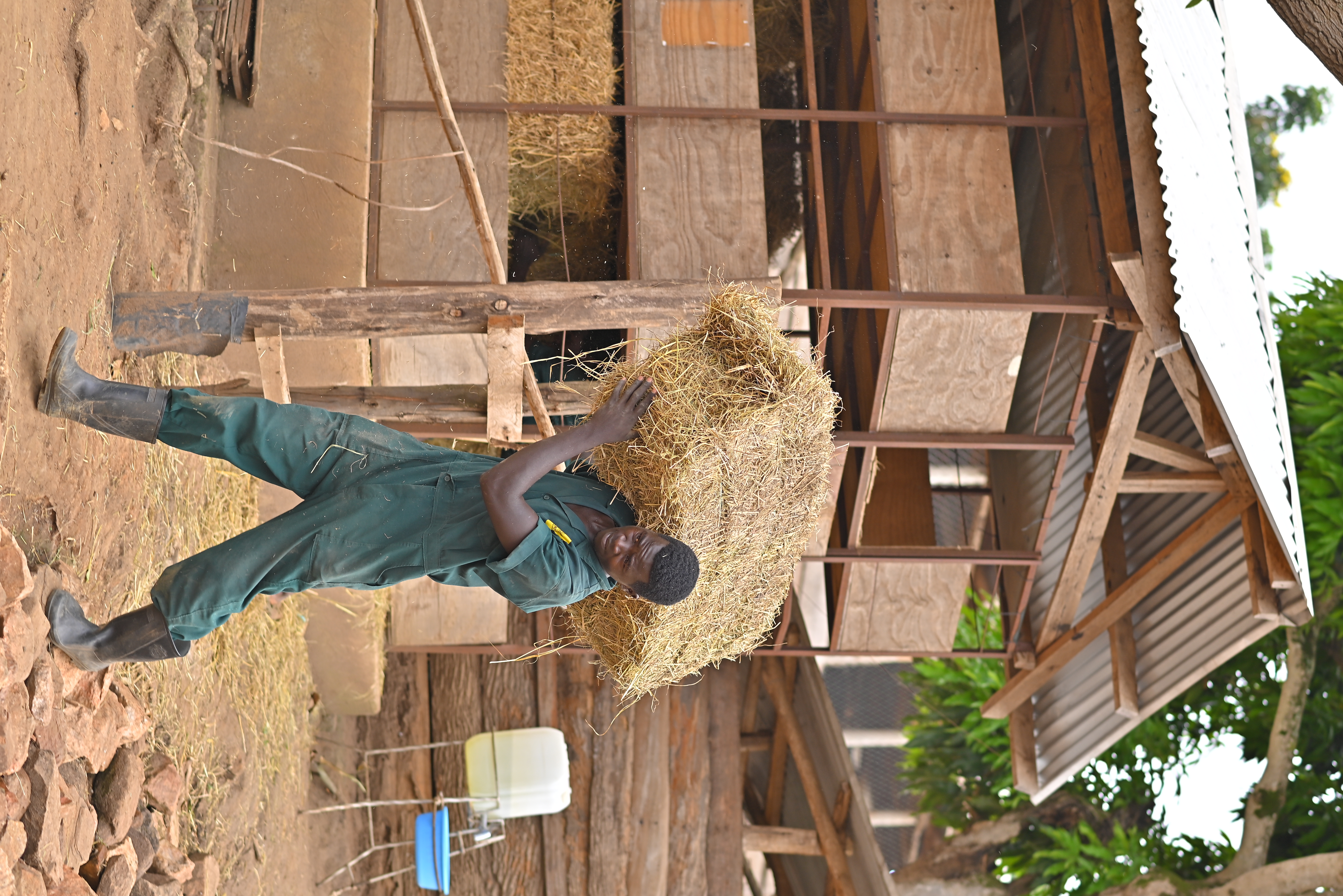 Woman with zucchinis